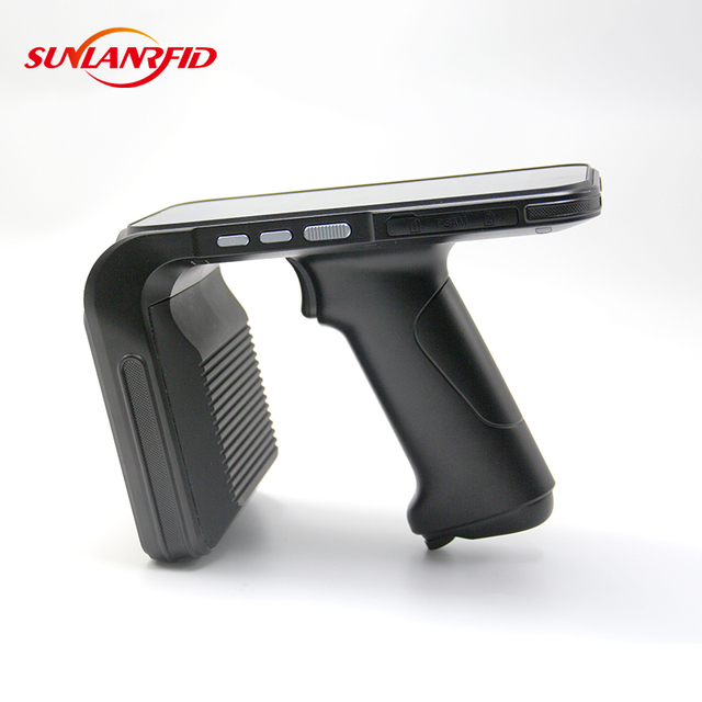 Portable Long-Range UHF RFID Scanner Wireless Android Handheld Reader EPCglobal Gen 2 Protocol 30m Reading Access Control