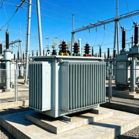 Transformateur de distribution haute tension 63kV 110kV 132kV 220kV 400kV 2500kVA immergé dans l'huile, type armoire