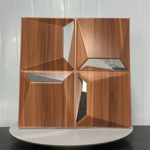 Pannello Murale 3D Moderno in PVC con Effetto Specchio per Rivestimenti <span class=keywords><strong>Interni</strong></span>, <span class=keywords><strong>Rivestimento</strong></span> in PVC per Hotel, TV, Soffitti, Ville, Design Decorativo per Pareti Interne - Product Image 4