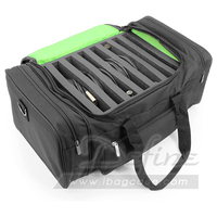 Sacoche pour équipement DJ personnalisé, sac de dossiers pour câble DJ, étui de mélangeur Audio de voyage avec diviseur de mousse