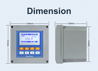 Contrôleur-analyseur de conductivité EC IP66 RS485 Modbus RTU en ligne avec 2 relais et sorties analogiques pour une surveillance continue