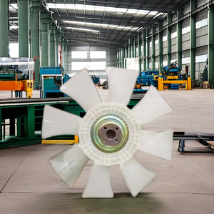 ใบพัดลมระบายความร้อนเครื่องยนต์ดีเซลรถขุด 4D32 4 รู 8 ใบพัด - Product Image 1