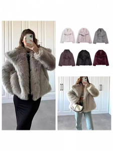 Женская длинная свободная куртка из искусственного меха - Product Image 5