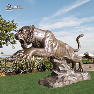 Tevi fabbrica Cast <span class=keywords><strong>di</strong></span> bronzo realistico personalizzato grande <span class=keywords><strong>tigre</strong></span> scultura e statua per la riserva naturale decorazione esterna - Product Image 6
