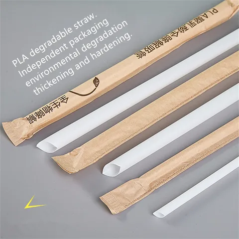 Biodegradable Straw Pla Corn Paper Packaging Compostable Straws