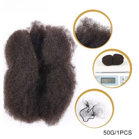 Extensions de Cheveux Humains Vierges Bouclés Crépus Afro de Haute Qualité 100% Non Traités et Bruts, Cuticules Alignées, en Vrac, Fournisseur de Dreadlocks