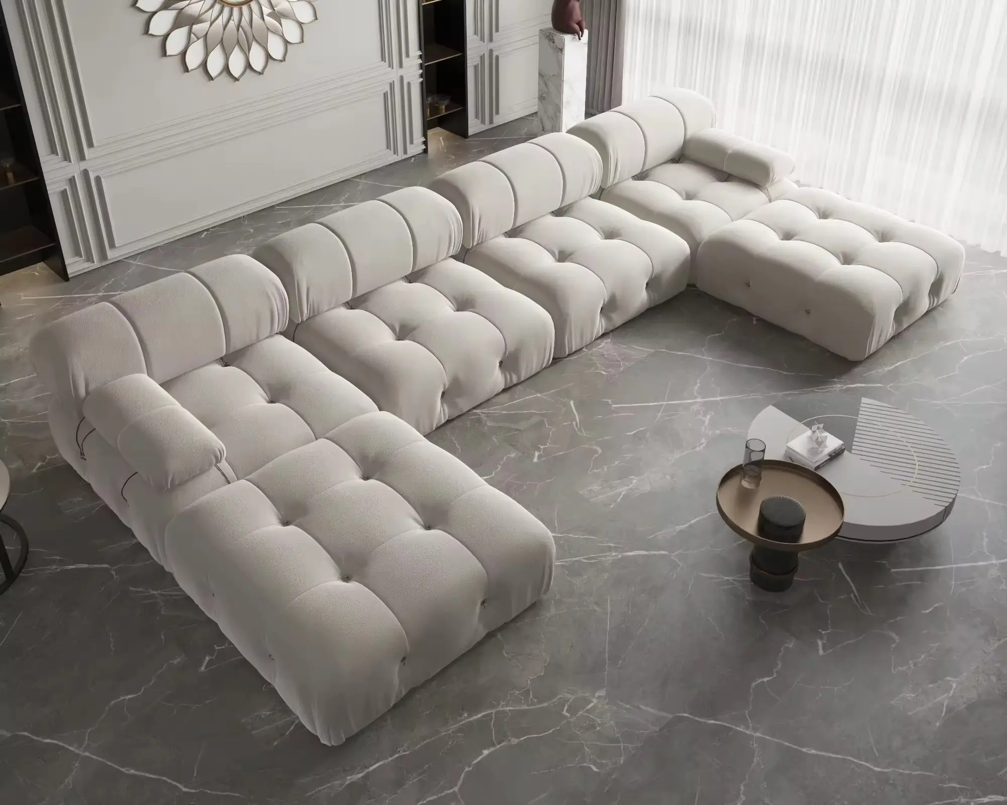 Luxe Woonkamer Meubels Kwaliteit Slaapbank Luxe Sofa Set Meubels Woonkamer Hotel Villa Koninklijke Bank