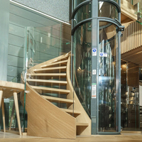 Verre trempé laminé courbé 10-12 mm pour escalier et garde-corps de salle de sport