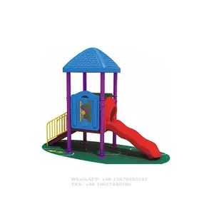 Mini playground early childhood playground equipment/childrens slides outdoor/backyard tree houses/QX-18061D