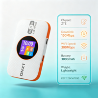 MF967 4G LTE MiFi WiFi6 Hotspot portable 150 Mbps Routeur WiFi de poche Écran couleur rond 3000 mAh