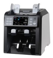AL-950A à double écran tactile CIS Cash Machine 2 Compteur d'argent de poche avec détection de valeur élevée Compteur de billets