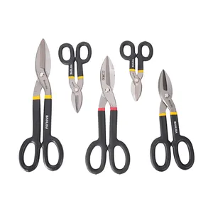 Professional cutting carbon steel American blacksmith scissors iron sheet scissors tin scissors
