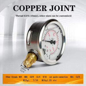 Strumenti diagnostici per escavatore Kit Test pressione idraulica 4 calibri cassa in acciaio inox escavatore idraulico Set manometro - Product Image 5