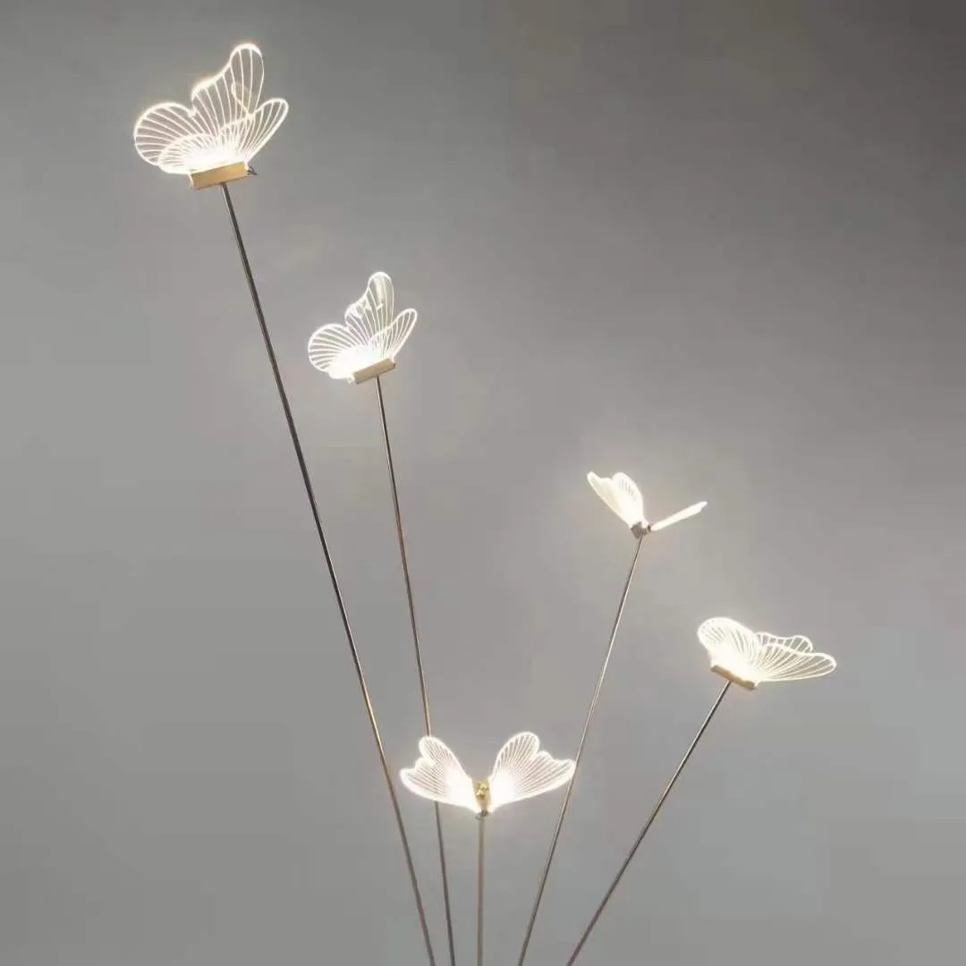 Soporte de luz LED de mariposa para centros de mesa, suministros de boda, decoración de carretera, gran oferta