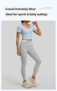 New with Built-in Bra Short <strong>Sleeve</strong> Cross Back Breathable Sports Workout <strong>Top</strong> <strong>Butterfly</strong> Back Yoga <strong>Top</strong> - Product Image 5