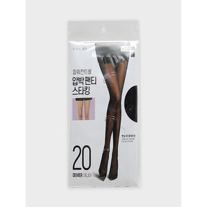 Calze a compressione nere DCY 20D calze in Nylon sottili e trasparenti alte fino alla coscia con caratteristiche Anti-embolia e Varicose - Product Image 1