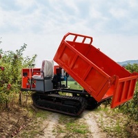 1500kg Diesel Hydraulique Crawler Petit Mini Dumper Auto Chargement Piste Dumper Mini