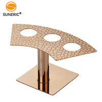 Soporte de acero inoxidable para rollos de mano de Sushi, soporte de cono de gofres, soporte de exhibición, soporte de cono de helado