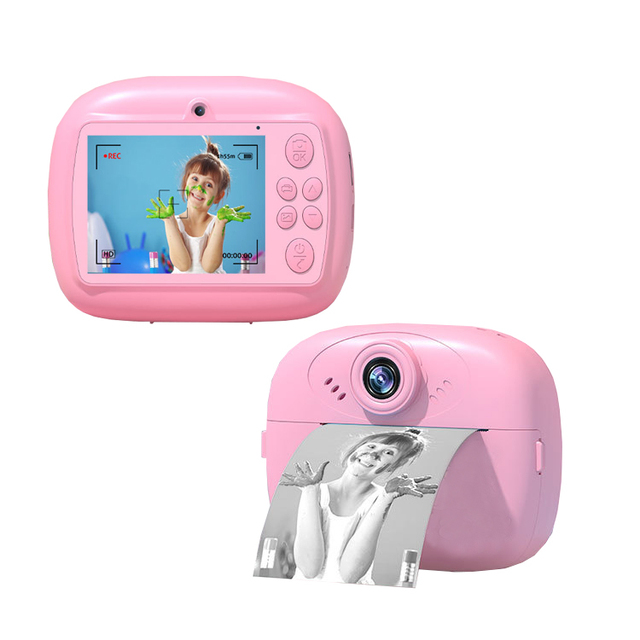 Wholesale Mini Camera Portable Kid Instant Printing 1080P Children Gift Camera for Corporate