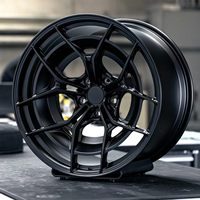 Jantes de course forgées sur mesure légères, 1 pièce, en alliage d'aluminium brossé, 17-21 pouces, 5x112-130 PCD, neuves, certifiées JWL