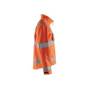 BLAKLADER - 483825175300XL <b>Hi</b>-<b>Vis</b> Softshell <b>Jacket</b> <b>Orange</b> - EAN 7330509414484 <b>HI</b>-<b>VIS</b> WORKWEAR - Product Image 3