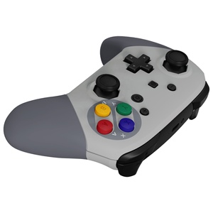 Carcasa de Repuesto Completa con Palancas Octogonales Estilo SNES, Cubierta de Carcasa, Empuñaduras y Funda para el Control Inalámbrico Nintendo Switch Pro - Product Image 6