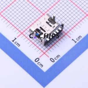 TYPE C-CQ-101PWB USB Connector SMD Connector ( Connector Type: Type-C )( Gender: Female )( Mounting Type: Horizontal Mount ) - Product Image 2