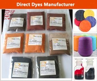 Colorants Solubles dans l'Eau, Teintures Directes Orange, Brun, Rouge, Bleu, Jaune, Noir pour la Teinture du Coton, du Textile, du Papier et du Cuir