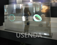 55-дюймовый ультратонкий прозрачный OLED-телевизор с сенсорным экраном и ОС Android для навигации, образования и розничной торговли