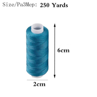 D & D 60 renk yüksek mukavemetli dikiş iplikleri kitleri el dikiş nakış İğne için 250 Yard makaralar 100% Polyester iplik