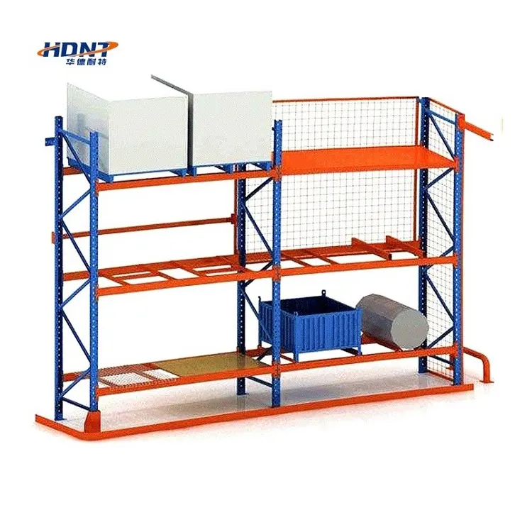 HuaDeNaiTe Economical safety steel heavy duty selective pallet racks and warehouse shelves
