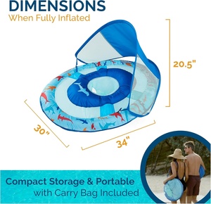 Tùy Chỉnh Thiết Kế Không Độc Hại Dày Chất Liệu Mát Intex Bé Trẻ Em Bơi Bơm Hơi Hồ Bơi Nổi Đồ Chơi - Product Image 3