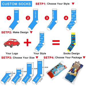 L&amp;J Unisex Cute <strong>Socks</strong> Happy Funny Cartoon Pattern <strong>Custom</strong> Logo <strong>Socks</strong> Anti-Bacterial Feature Free Sample OEM <strong>Socks</strong> <strong>Manufacturer</strong> - Product Image 5