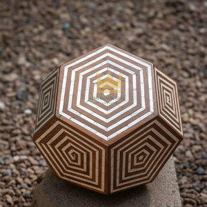 Mesa de centro con incrustaciones de madreperla hecha a mano de lujo, muebles de arte vietnamita únicos para decoración de sala de estar o vestíbulo de Hotel - Product Image 1