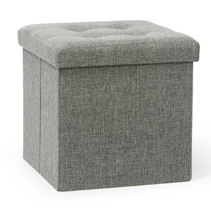 2021 Wholesale Polyester <strong>Folding</strong> Storage Ottoman Ottoman Chair Stool Ottoman <strong>Bench</strong> - Product Image 2