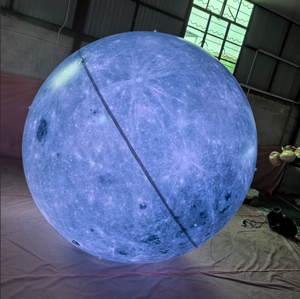 <span class=keywords><strong>Ballon</strong></span> lunaire gonflable géant LED sur mesure pour la publicité, décoration de fête, planète gonflable pour sauter - Product Image 2
