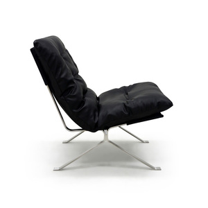 Fauteuils de salon en cuir de style vintage de luxe, fauteuils inclinables à dossier haut, canapés relaxants, meubles de loisirs pour la maison, pour balcon et salon - Product Image 2