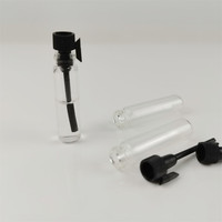 Mini 1ml 2ml 3ml échantillon de verre bouteilles de parfum vide petit atomiseur flacon testeur pour cosmétiques sérigraphie Surface