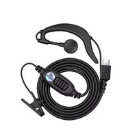 Écouteur filaire Type-C pour téléphone portable avec suppression active du bruit (ANC), cordon de 1,2 m, écouteur unique avec microphone