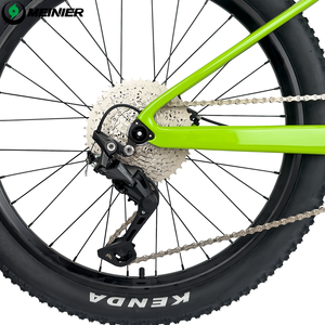 Bicicleta de Montaña MTB de Carbono de 24 Pulgadas con Horquilla de Suspensión, <span class=keywords><strong>Eje</strong></span> Central T47, 10 Velocidades, Frenos de Disco <span class=keywords><strong>DEORE</strong></span> M4120, Bicicleta para Niños - Product Image 6