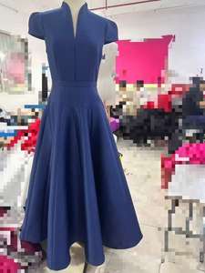 A10764 migukonfeksiyon <span class=keywords><strong>Guangzhou</strong></span> tedarikçisi lüks parti kulübü kokteyl balo abiye fırfır Hem balo Maxi elbiseler Lady için - Product Image 3