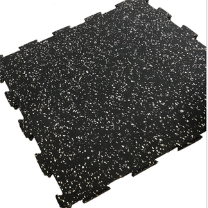 다양한 사양 청소가 쉬운 미끄럼 방지 EPDM 체육관 바닥재 고무 타일 인터로킹 - Product Image 3