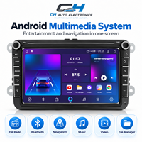 Untuk Volkswagen VW Golf 5 Polo Candy Jetta, Stereo Mobil 8 inci Octa Core Android 4G Wireless Carplay GPS Navigasi