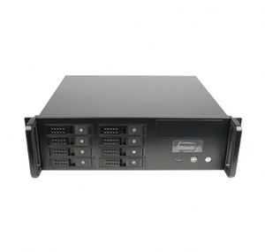 Boîtier de serveur industriel 3U <span class=keywords><strong>19</strong></span> pouces à 8 baies, profondeur 390 mm, avec alimentation par ventilateur, stockage 3D, châssis de serveur cloud - Product Image 3