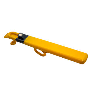 Crochet supérieur réglable rotatif de sécurité de véhicule robuste acier et aluminium 2 clés pince antivol universelle serrure de volant - Product Image 6