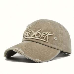 Gorra de Béisbol de 6 Paneles Bordada y Desgastada Personalizada al por Mayor, Estilo Dad Hat, Vintage, Deportiva, Formal, de Mezclilla Lavada, de Alta Calidad - Product Image 6