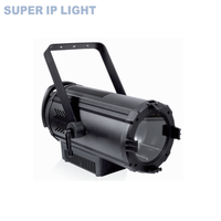 Projecteur LED COB silencieux sans ventilateur 230W avec zoom motorisé 12-55 °   CRI≥95 DMX512 pour studio