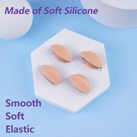 Cils de paupières en silicone amovibles de remplacement pour outil de beauté de tête de mannequin pour la formation des cils