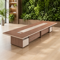 Bureau en L pour PDG, 2400x2000x750mm, avec armoire latérale en bois pour poste de travail de direction, avec tiroir de rangement pour dossiers