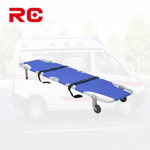 Hot Selling Cheap Custom 2 Folding Stretcher Ambulance Folding Stretcher With Wheels